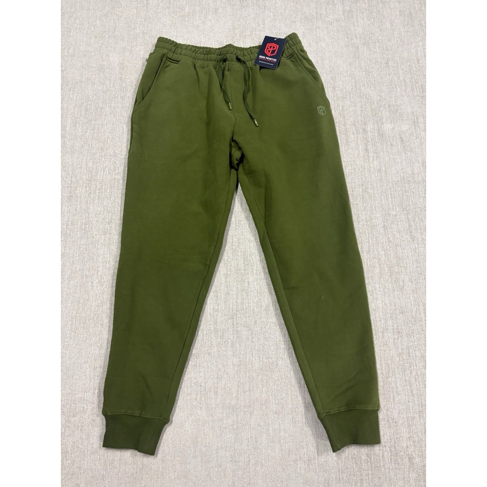 NEW Born Primitive Unmatched Jogger 2.0 Sweatpants Men's Large Military Green